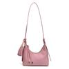 2025 Fashion New Sense of Luxury PU Half Moon Shoulder Bags Solid Zipper Stylish Design High Quality Crossbody Bags for Women