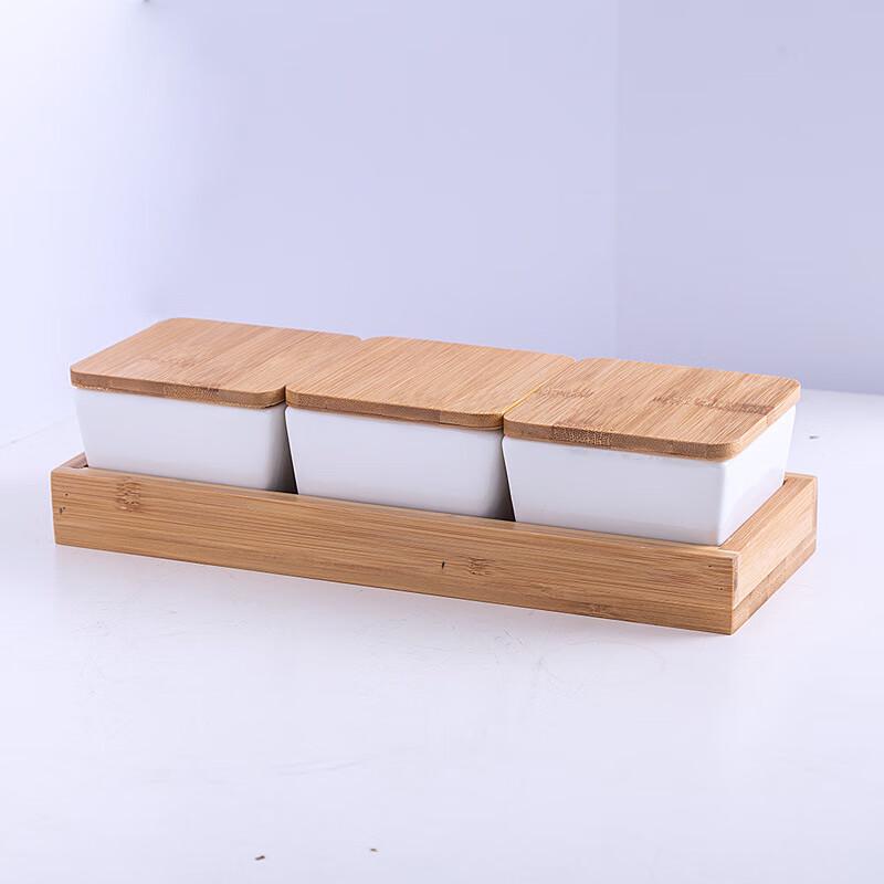 Nordic Divided Serving Platter with Lid 1 Count