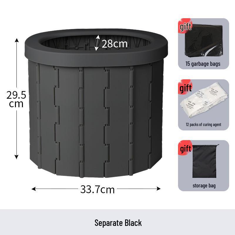 

Портативный складной автомобильный аварийный туалет для путешествий