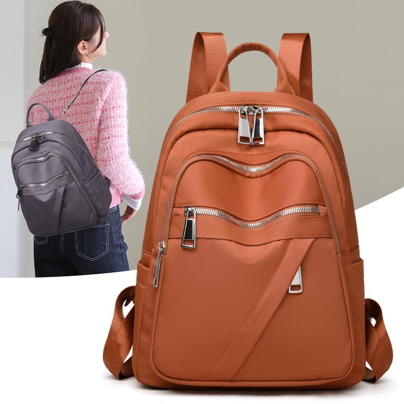 Women's Backpack Travel Large Capacity Solid Color Backpack