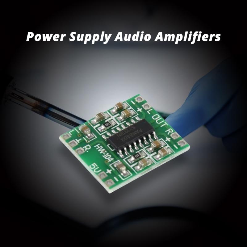 5pcs Compactly 2x3W Class D Audios Amplifier Board for Small Speakers Applications USB Power Supply Audios Amplifiers