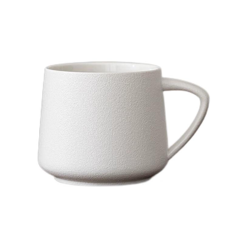 Shangheng Plain White Ceramic Mug