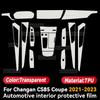 For CHANGAN CS85 COUPE     Car Interior Center console Transparent TPU Protective Film Anti-scratc