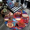 Stan Marsh Pattern Round rug,Carpet Rug for Living Room Bedroom Playroom ,Non-slip Floor Mat,Holiday Gifts and Birthday Gifts.