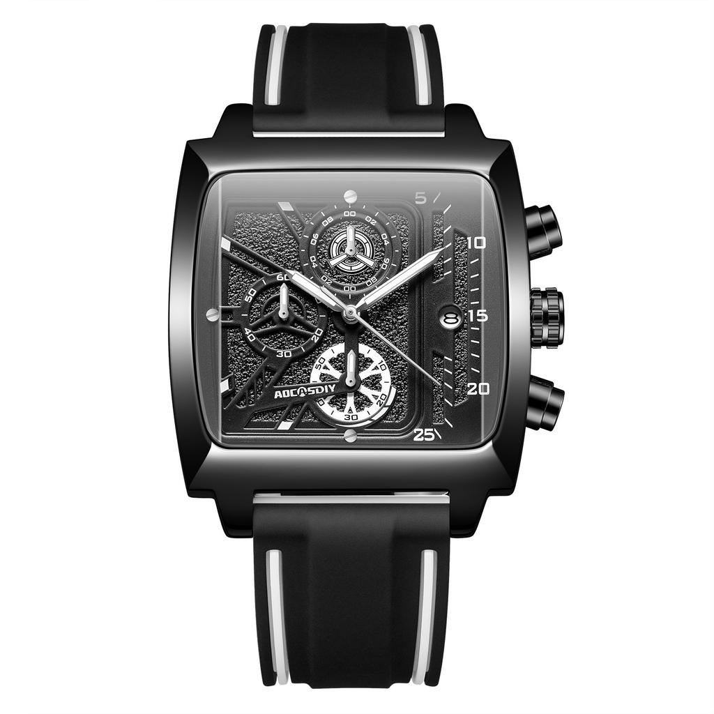 שעון גברים צבעוני ואלגנטי רב תכליתי עמיד למים ללילה