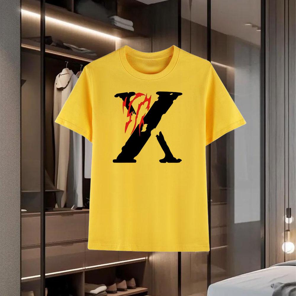 

New Men s 100% Pure Cotton T-Shirts for Summer 2025 Casual Versatile Breathable Short-Sleeve Tops 4XL