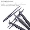 Electronics DIY Repair Tool Precision Tweezers Set Carbon Fiber for Craft