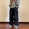 Spring Men's Loose Straight Cargo Pants Sports Casual Jacket Pants