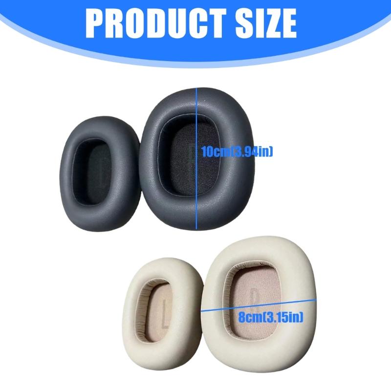 2Pieces Breathable Ear Pad for H1s Headphones Earmuff Ear Cushions Providing Noise Isolation and Easy Installation