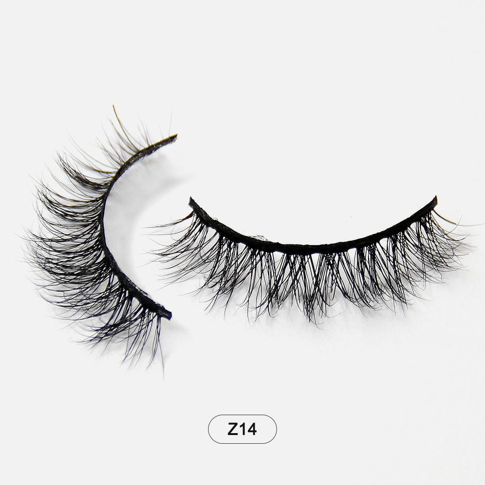 Dropshiping Makeup Mink Lashes Fluffy Soft Full Fake Eyelashes Natural False Eyelashes Wispy Lash Extension