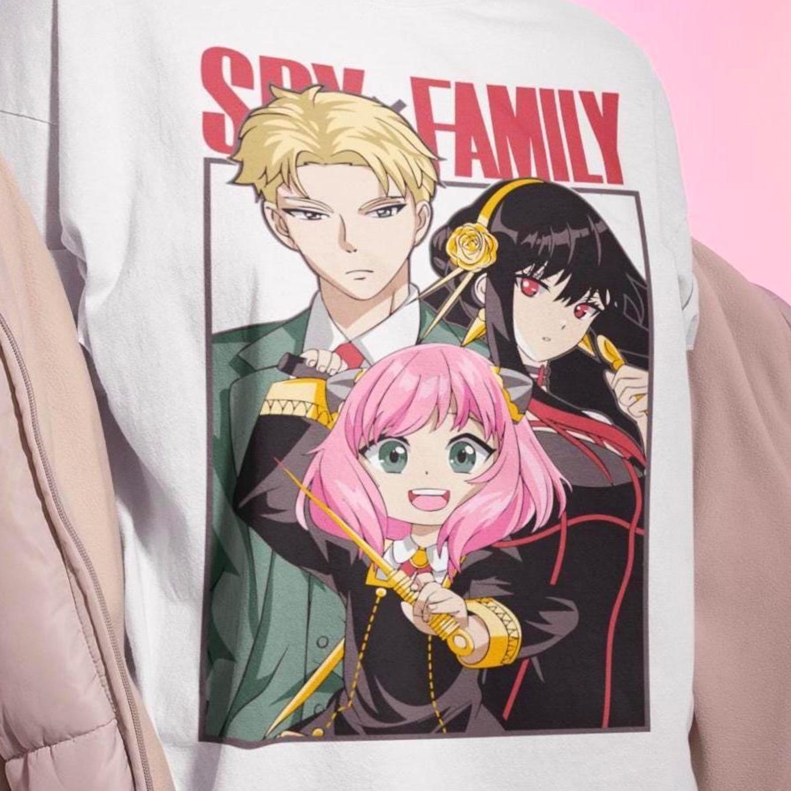 Spy X Family Anime Shirt – Anya Yor Loid Forger 3XL