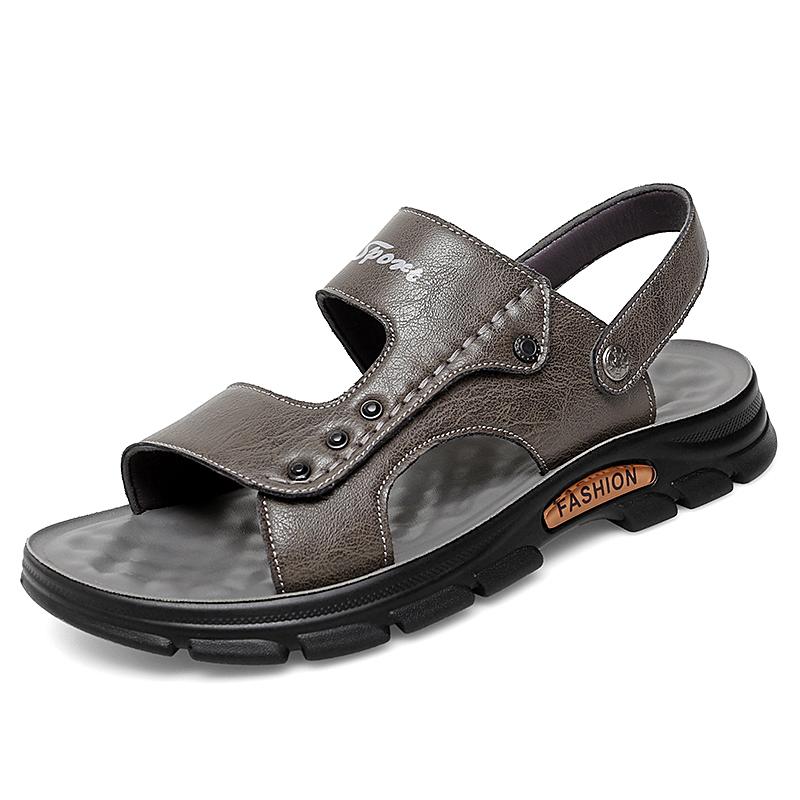 Trendy Brand Men's Beach Sandals Men's Fashion Casual Shoes Outdoor Men's Camping Sandals Anti Slip Men's Summer Hiking Shoes