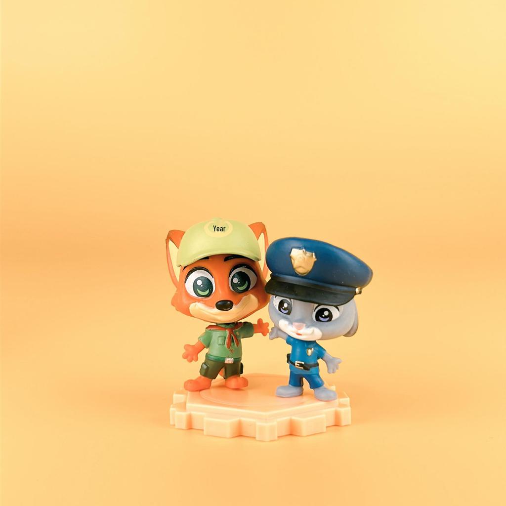 Zootopia Blind Box Figures: Judy the Rabbit & Nick the Fox Figurines