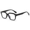 New anti-blue children's glasses fashion trend boys and girls silicone mirror legs square eye protection flat mirror