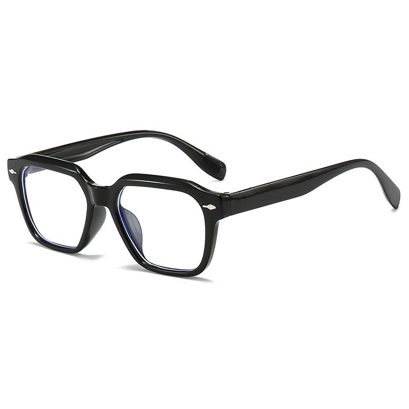 New anti-blue children's glasses fashion trend boys and girls silicone mirror legs square eye protection flat mirror