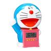 Seiko Clock Alarm Clock Table Clock Character Doraemon Talking Alarm Digital Temperature Display JF374A Blue
