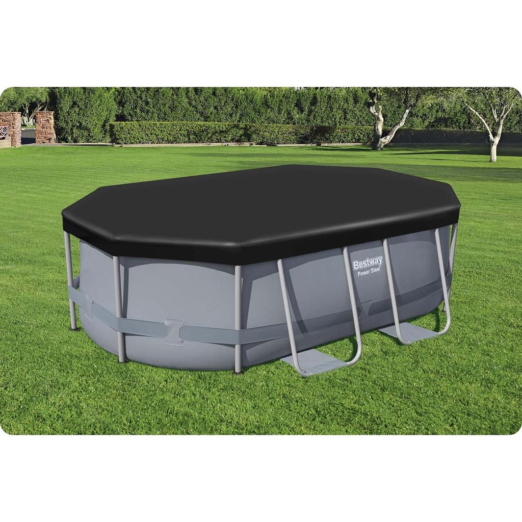 Telo di Copertura per Piscina Rettangolare 300 X 200 X 84 Cm Bestway 58424