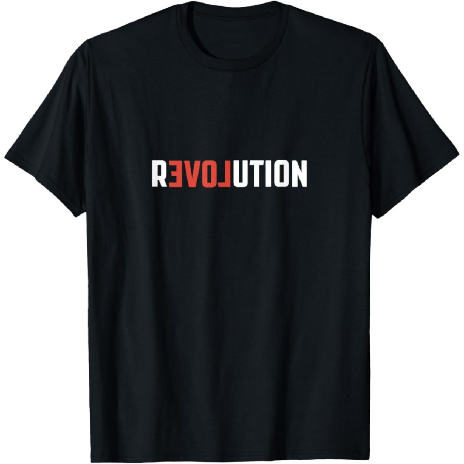 

Love Revolution Movement Unisex T-shirt - Short sleeves T-Shirt XXXXXL чорний