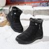 Women's Waterproof Snow Boots - Non-Slip, Warm, Plus Size 44 Outdoor Cotton Shoes