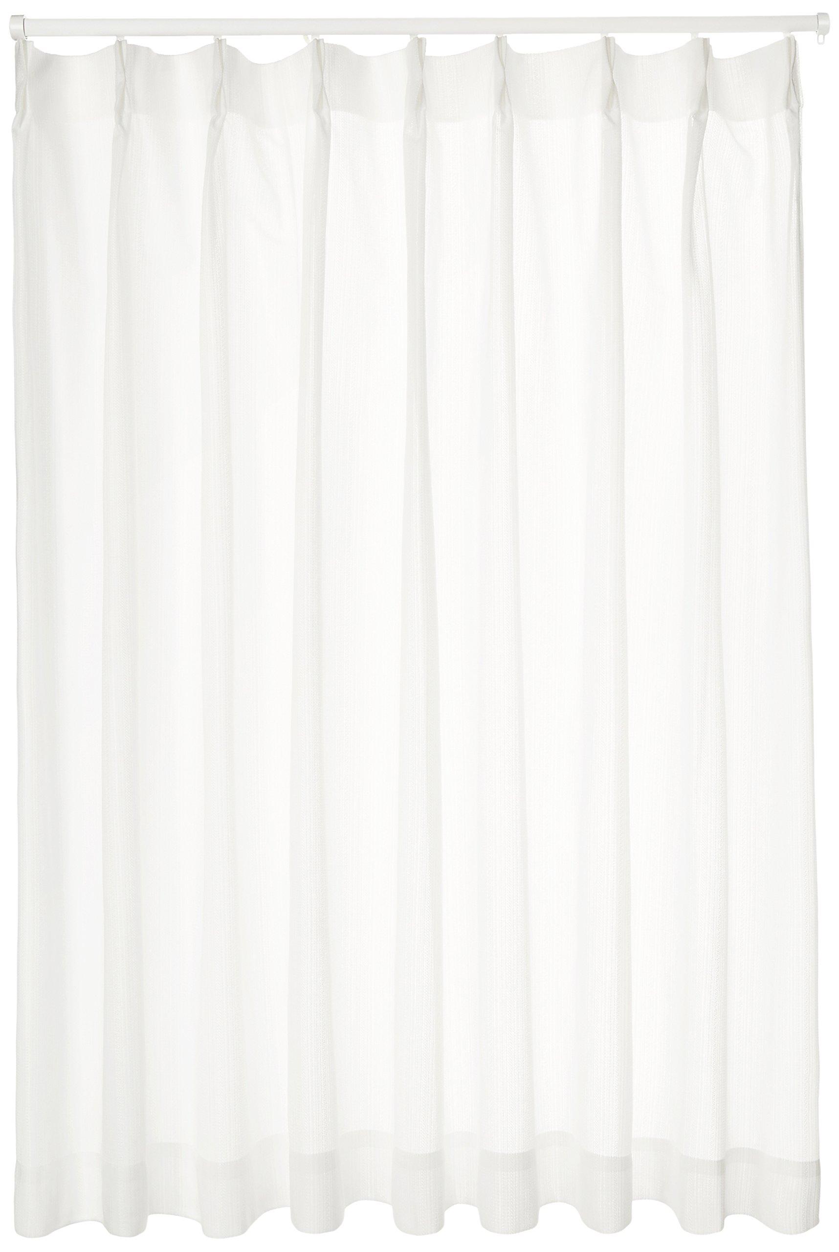 

Univer Mirror Lace 100cm Wide x 98cm Set of Curtains, White, Long, 2, HAZ-L0012 белый