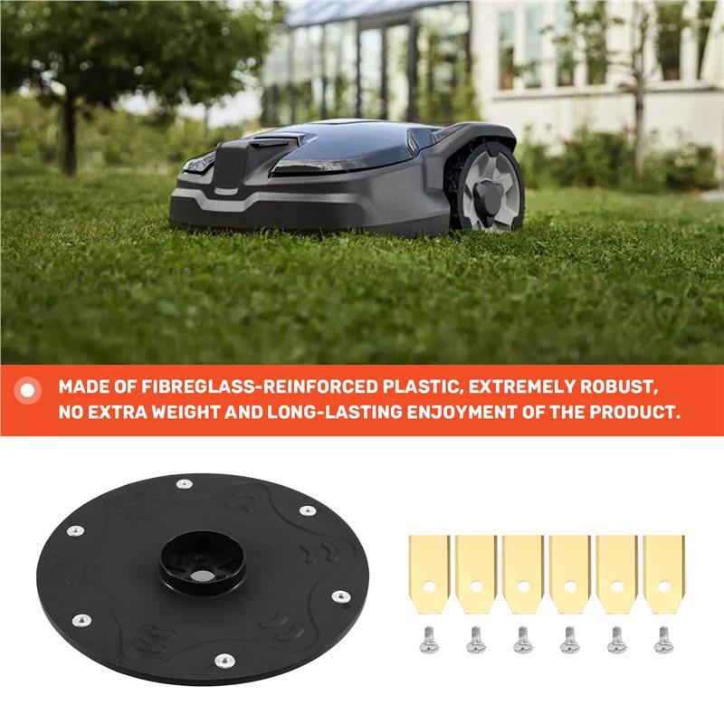 ABBP-Blade Disc Cordless Grass Trimmer For Automower 305 310 315X 405 410 AWD(197Mm)With Trimmer Blades