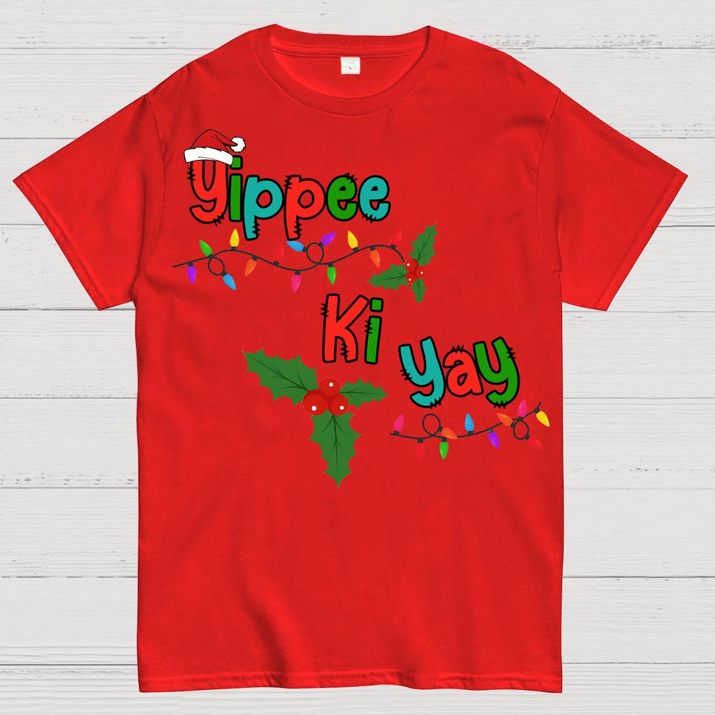 Yippee-Ki-Yay Christmas Unisex 100% Cotton Summer Casual Cool Loose T-Shirt