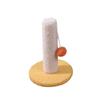 Pet Friendly Cat Climbing Frame Soft Plush Cover Natural Sisal Scratching Post Safe Non-Toxic for Kitten Health and Playtime