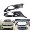Angrong 2x Bumper Driving Fog Light L & R Grille Surround Cover for VW Golf 6 MK6 2008-13