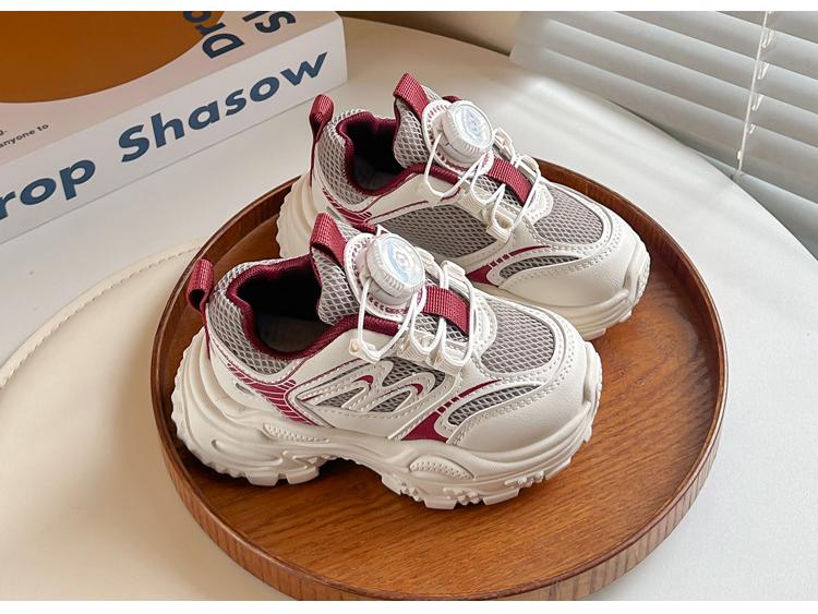 Kids' Spring & Autumn 2026 Breathable Lightweight Running Sneakers - Boys' and Girls' Casual Sports Shoes