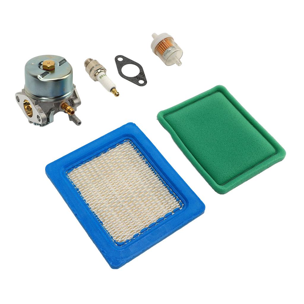 Carburetor Kit Spark Plug Air Filter Oil Filter 640004 for Tecumseh OHH55 OHH60 OHH65 Engine 5hp 5.5hp 6hp 6.5hp