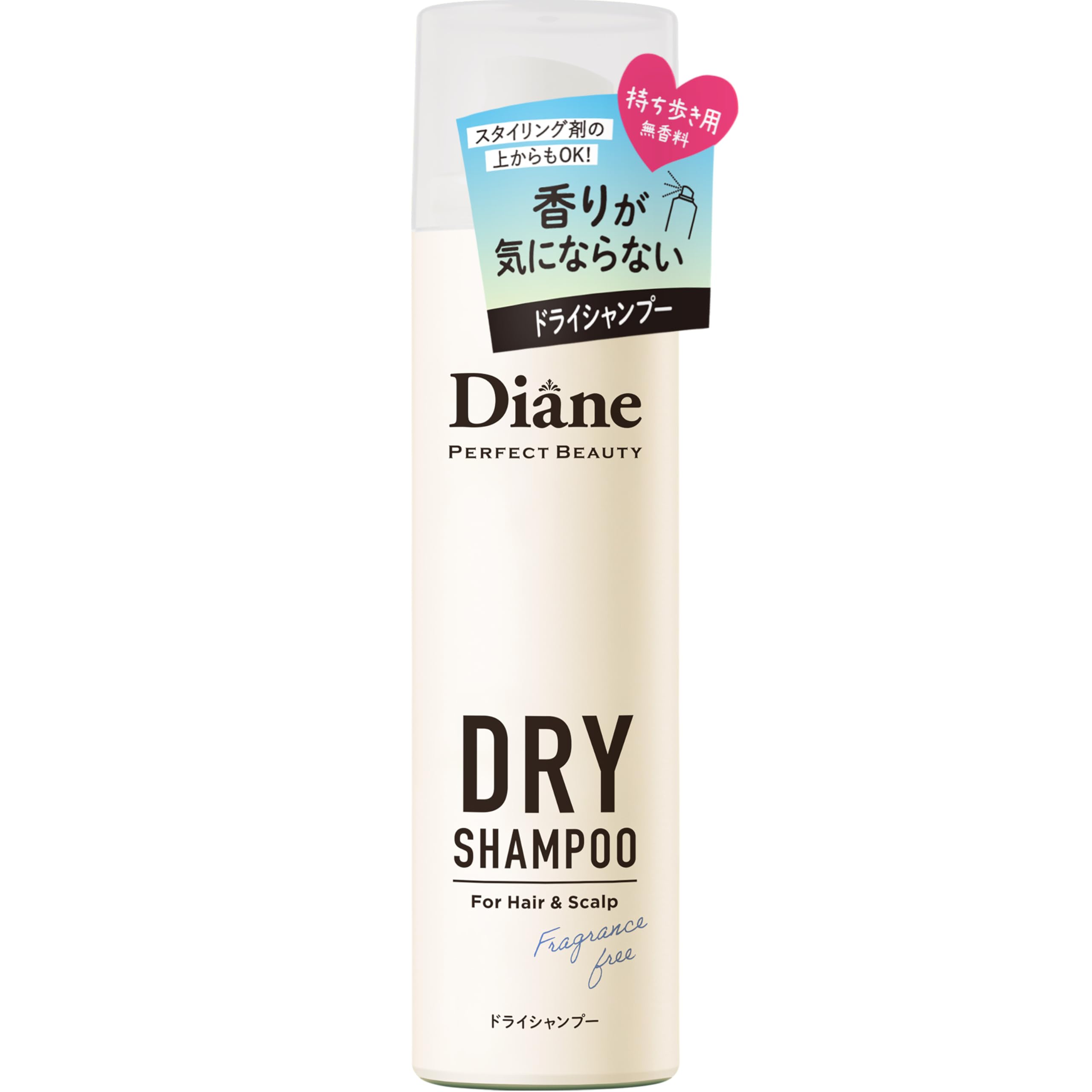 

Diane Perfect Beauty Portable Dry Shampoo 40g (Waterless Shampoo) Fragrance-Free,
