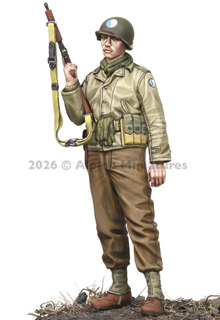 Alpine Miniatures WWII US Army 29th Infantry Division Infantry Set Resin Kit AM35335 1/35 (2 Figures)