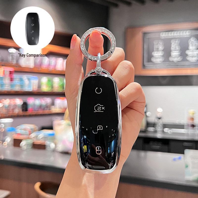 Premium BYD D9 Key Case & Protective Shell for EV Cars - Unisex, High-End Design Compatible with N7/DM-i/D9/PHEV Models