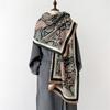New Cashmere Scarf for Women Luxury Print Shawl Wraps Warm Thick Blanket Echarpe Female Bandana Bufanda Pashmina