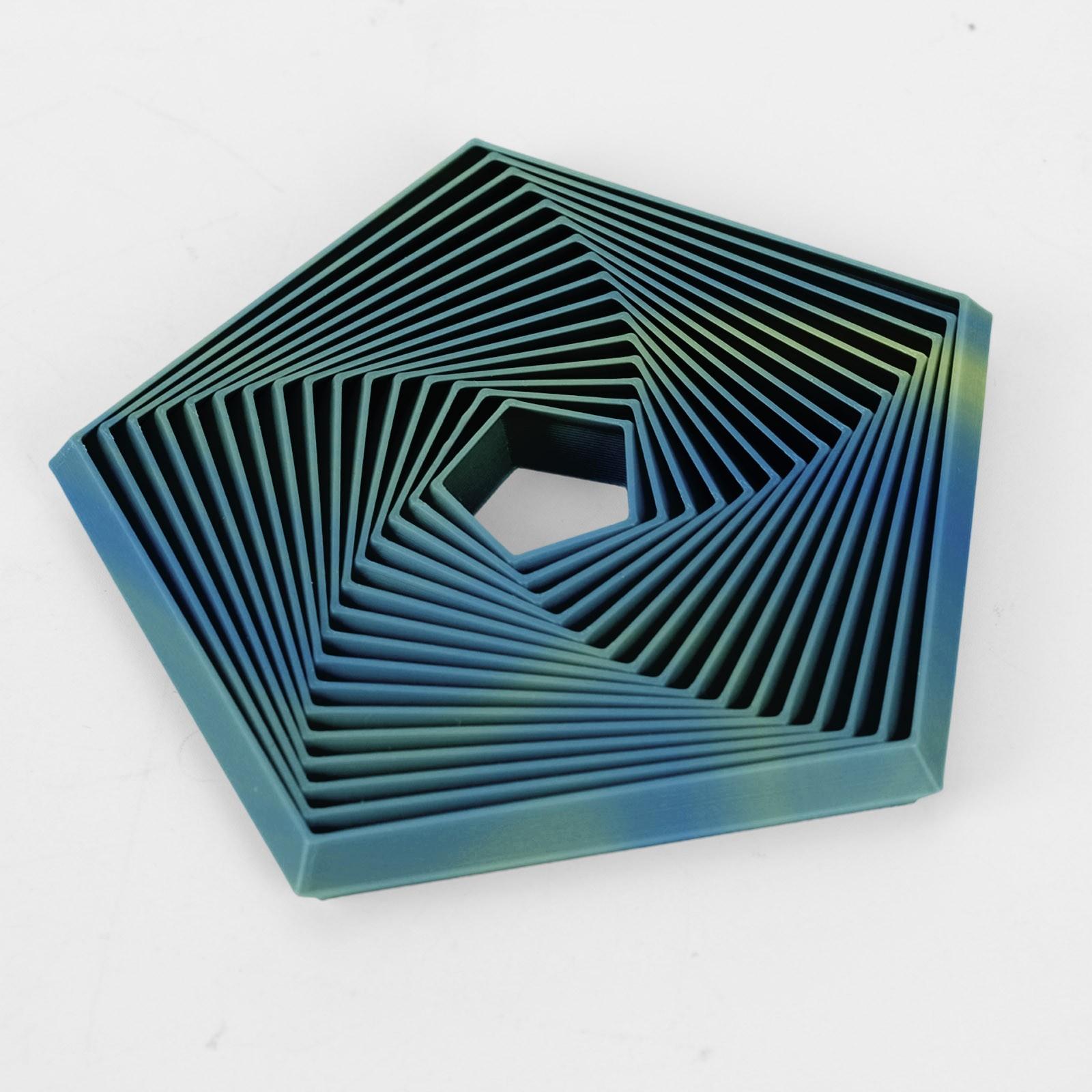 

Пятиугольные игрушки, напечатанные на 3D-принтере, для детей и взрослых, игрушки для снятия стресса и релаксации One Size