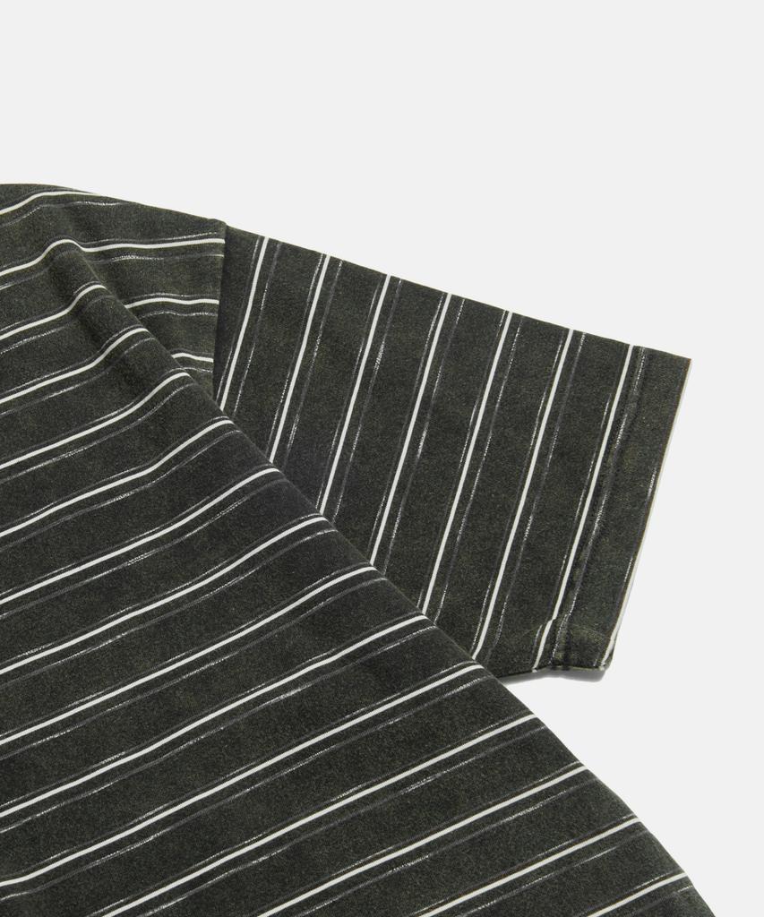 ESPIONAGE (Standard Fit) Vintage Washed Border Tee Black