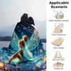 1pc Tinker Bell Printing Blanket - Soft, All-Season Throw for Office Blanket, Car, Travel