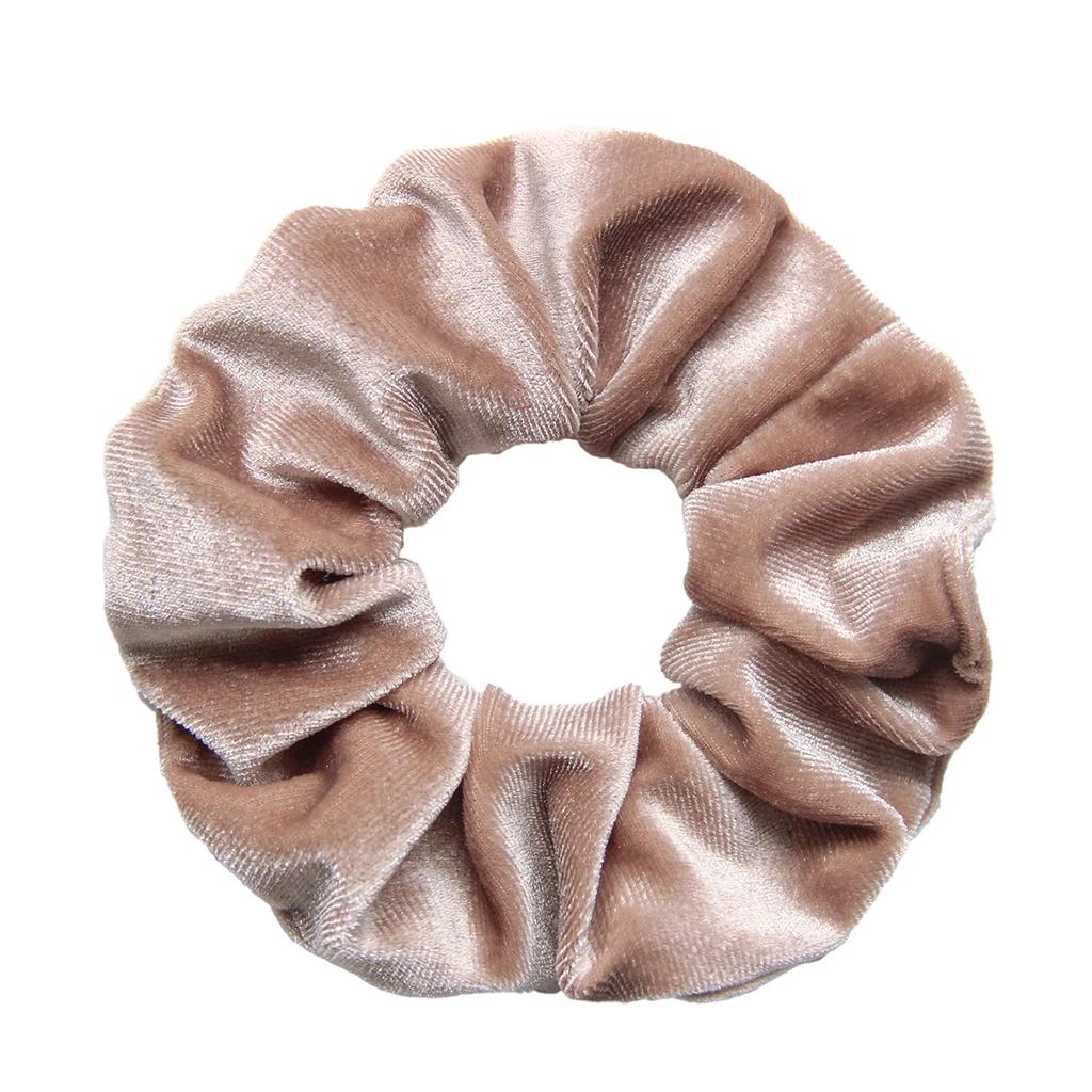 45 Colors Large Vintage Velvet Scrunchies Girls Elastic Hair Bands Ponytail Holder Ties Rubber Bands Fashion Women Accessories