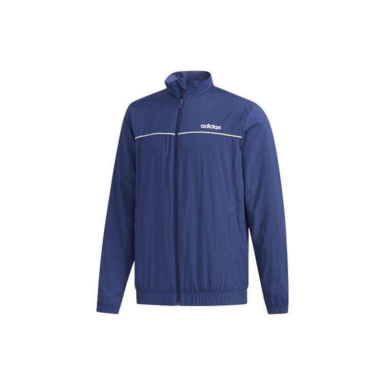 adidas Jackets Men's Tech Blue Stand Collar Moderate Other FM6075