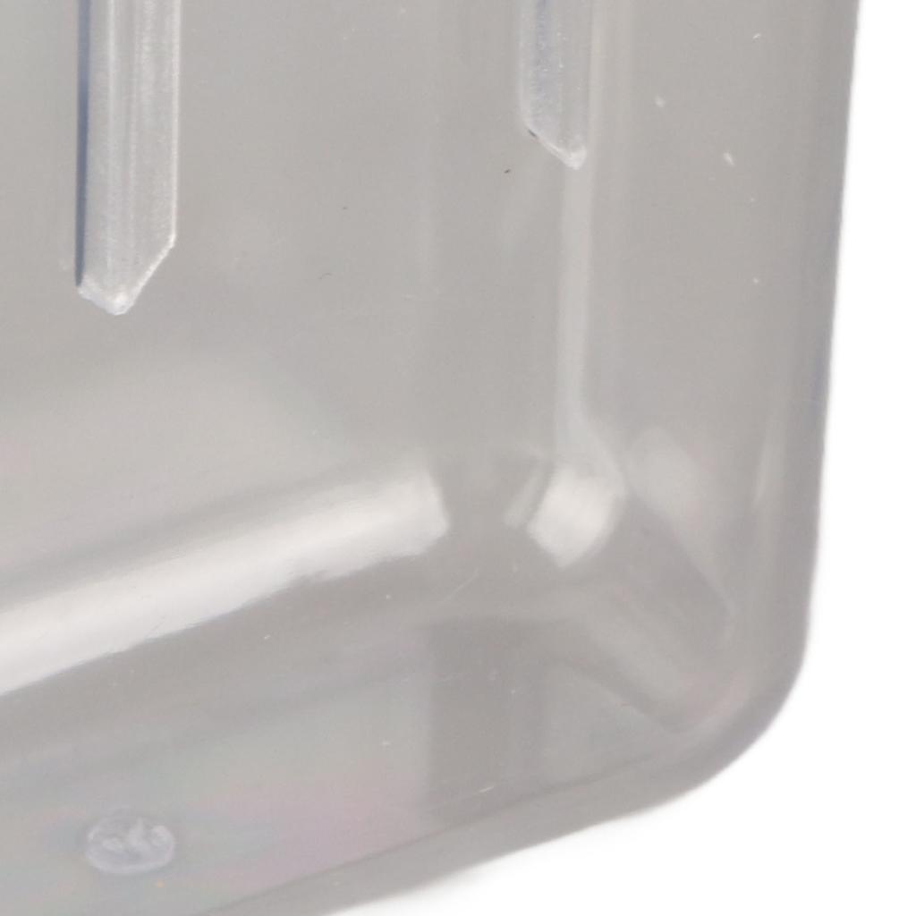 Adhesive Storage Bin Transparent Plastic Wall Mounted Floating Storage Holder Desk Organizer for