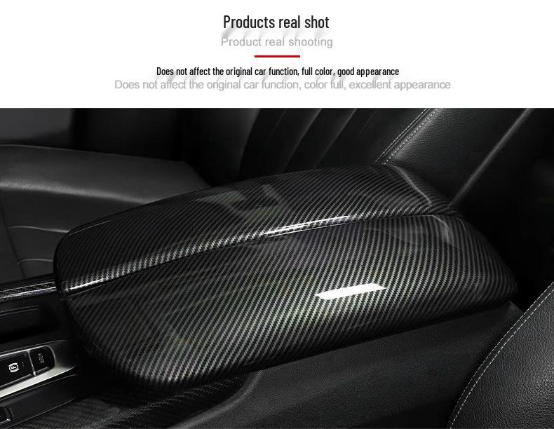 Carbon Fiber Interior Armrest Cover for BMW X5 X6 E70 E71