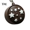 Novelty Chocolate Toast Keychain Simulated Bread Fidget Keychain, 3D Printed Push Button Stress Small Gifts for Friends Relief Toy, Portable