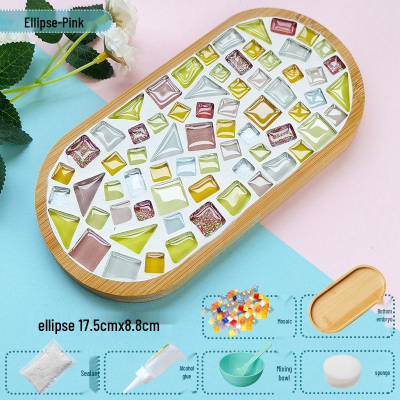 Handmade Mosaic Coaster DIY Kit for Students – Perfect for Mother's Day & Kindergarten Activities