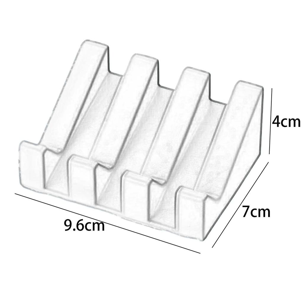 2 Pieces Bathroom Soap Dish Box, Drainage Tray, Box Case Stand Holder,