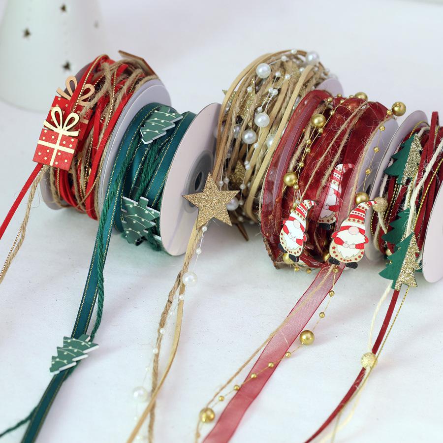 Creative Handicrafts, Christmas Decorative Ribbons, Angel Gifts, Dwarves, Snowflake Ribbons, Christmas Gift Packaging