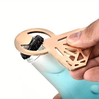 Stainless Steel Beer Opener Household Kitchen Creative Gadgets Wine Bottle Openers Cocktail Cap Puller Removal