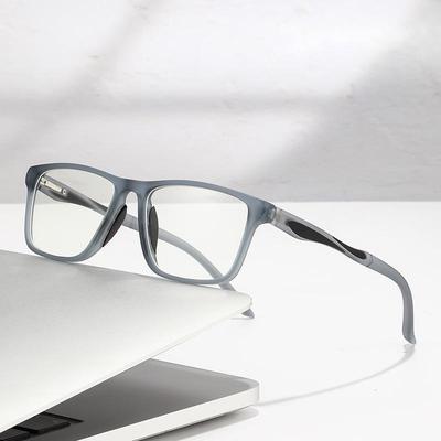 Ultraleichte Blaulichtfilter-Lesebrille für weitsichtige Senioren mit HD-Linsen und Federscharnieren