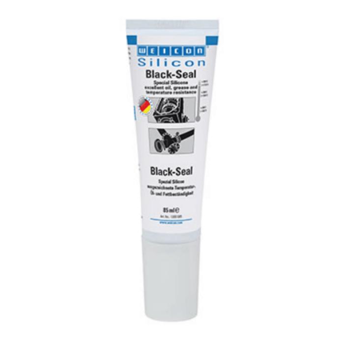 Silicone Adhesive 85Ml, Flexible, Black High-Temperature Sealant For Rubber And Metal