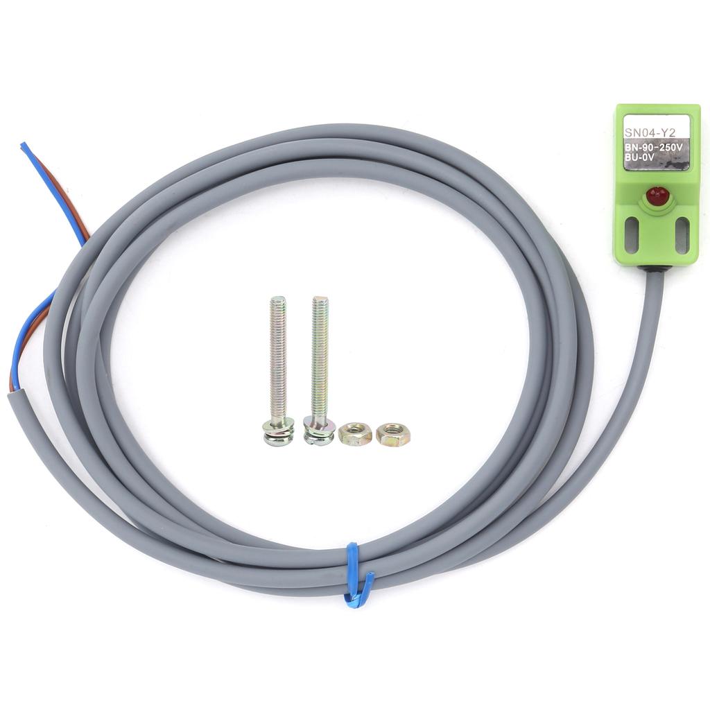Interruptor de proximidade BERM quadrado indutivo 3?Fio Sensor NPN SN04?Y2 DC10?30 V 300 mA 4 mm