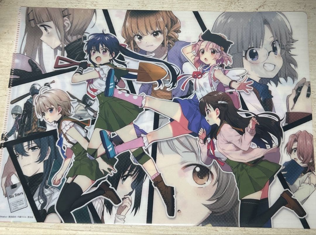 [USED] School-Live! Volume 7 Toranoana Bonus Clear File - Sakura Megumi